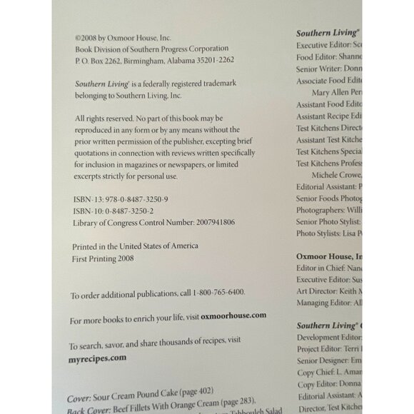 Southern Living Quick & Easy Cookbook 2008 - Picture 2 of 4